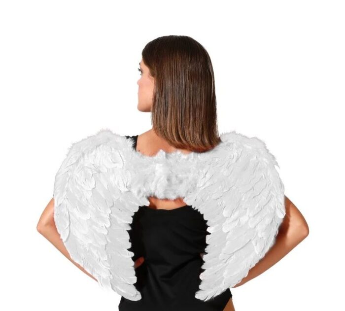 alas de plumas blancas